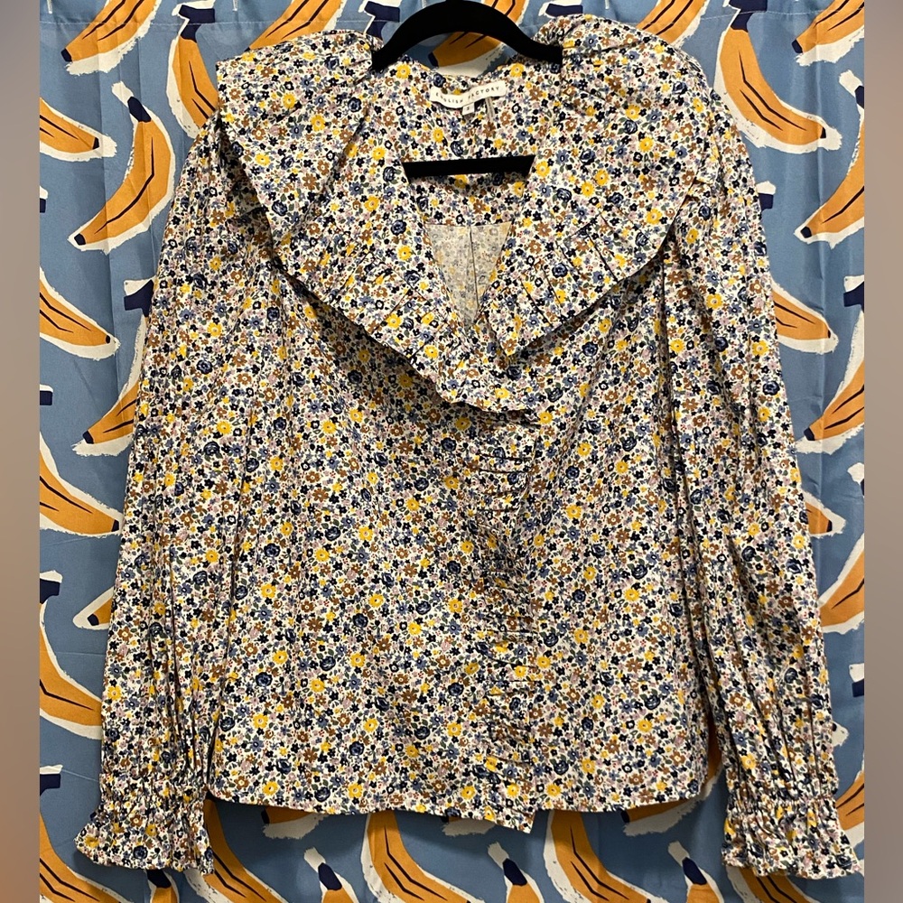 English Factory - Floral Ruffle Blouse